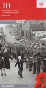 CAN534 - 2014 CANADA ARMISTICE/WAIT FOR ME DADDY/POPPY/WAR BOOKLET SC2795a MNH - Picture 1 of 1