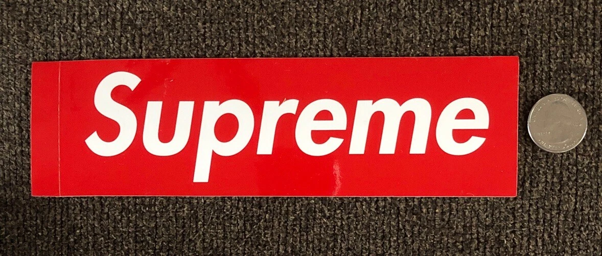 Supreme Box Logo Sticker for sale | eBay