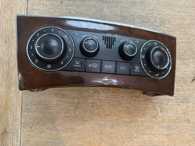 06-07 Mercedes W203 C230 C55 AMG AC A/C Heater Climate Control Switch wood grain - Image 1 of 4