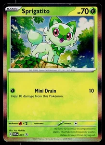 Sprigatito 001 SV: Scarlet & Violet Promo Cards Promo - Picture 1 of 2