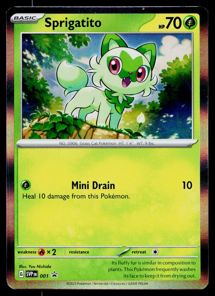 Sprigatito 001 SV: Scarlet & Violet Promo Cards Promo - Image 1 of 2