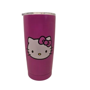 Hello Kitty Sanrio Rosa Edelstahl Becher 20oz 2024 Tasse Heiß Kalt BPA Frei - Bild 1 von 5