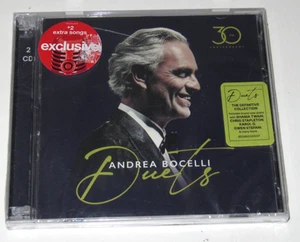 Andrea Bocelli: Duets CD NEW Target Exclusive w/ 2 Extra Songs 30th Anniversary - Picture 1 of 2