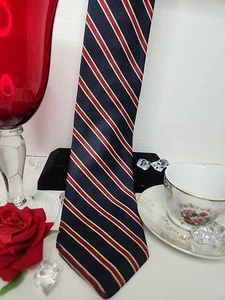 Briar The Traditional Tie Market gestreift weiß und blau - Bild 1 von 18