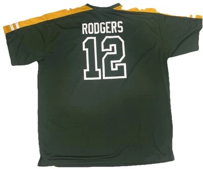 JERSEY MAJESTUOSO DE LOS GREEN BAY PACKERS AARON RODGERS #12 TALLA 3XL Foto 1 de 4