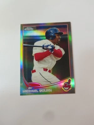 2013 Topps Chrome Refractors Michael Bourn #74 Cleveland Indians - Image 1 of 2