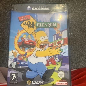 CASE ONLY The Simpsons Hit & Run GameCube Black Label FREE POSTAGE - Picture 1 of 9
