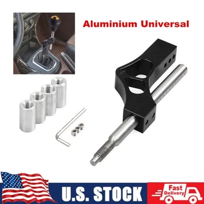 Extensión de perilla de cambio de aluminio para automóvil extensor de palanca de cambios de altura ajustable Foto 1 de 4