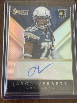 2014 Panini Select Rookie Auto Silver Prizm /99 Jason Verrett #RA-JV Auto RC - Image 1 of 2