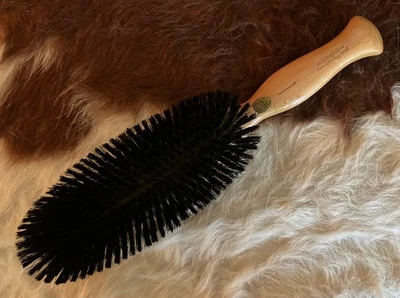 Cepillo de pelo vintage Kent of London cerdas reales mango de madera modelo 800 Inglaterra Foto 1 de 3