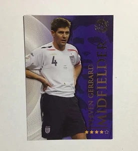 STEVEN GERRARD 2009 Futera World Football Soccer Card - ENGLAND NM+ - Picture 1 of 4