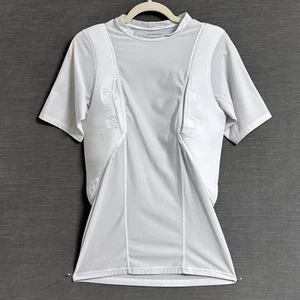 5.11 Tactical Shirt L White Concealed Carry Holster Compression CCW Holster Gear - Picture 1 of 9