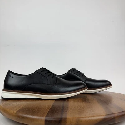 Novo Sapato Mocassim Masculino Aldo Vermelho Oxford Couro Preto Conforto Casual Tamanho 9 M - Imagem 1 de 4