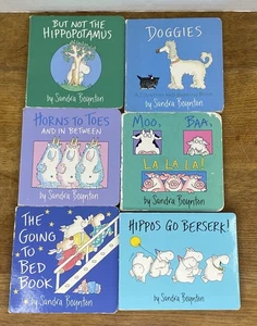 Sandra Boynton Board Book Lot of 6| Classic Kids Reading | Moo Baa La La La - Picture 1 of 18