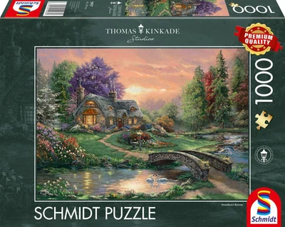 SCHMIDT SPIELE GMBH Sweetheart Retreat. Kinkade Collection 1.000 Teile | Erwachsenenpuzzle | Spiel