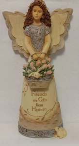 Estatuilla Pavilion Gift Company 2007, Elements Friends 82076 6" de alto Angel Bunny - Imagen 1 de 5