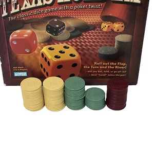 Yahtzee Texas Hold’Em Board Game 90 Chips Lot -Parts Only- Hasbro Poker Style - Picture 1 of 5
