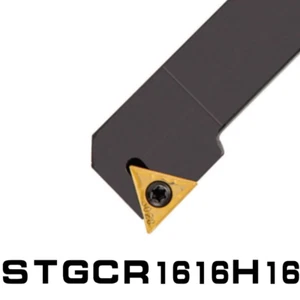 Barra de torno Soporte de torneado externo Herramienta de corte CNC STGCR1616H16 STGCL1616H16 Kit - Imagen 1 de 12