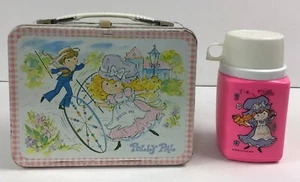 Vintage Polly Pal Metall Brotdose mit Thermoskanne King Seely - Bild 1 von 8