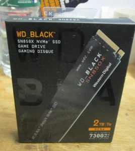 WD BLACK SN850X NVMe 2TB GEN 4 SSD Game Drive - Picture 1 of 2