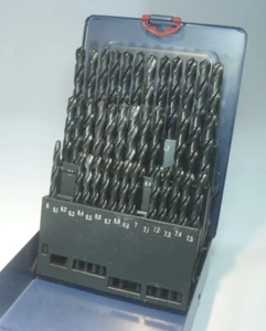 großes SKF & DORMER Tools SPIRALBOHRER SET 6-10mm Konvolut Box HSS Metallbohrer - Bild 1 von 5