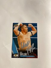 AEW CHUCK TAYLOR Signed Card Dynamite Rampage