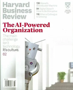 HARVARD BUSINESS REVIEW MAGAZINE JULY/AUG 2019, THE AL-POWERED ORGANIZATION. - Picture 1 of 1