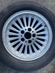 BMW 5ER E39 STYLE 33 TURBINE 16 ZOLL RAD 1092209 7Jx16 IS20 BESCHÄDIGT - Bild 1 von 13