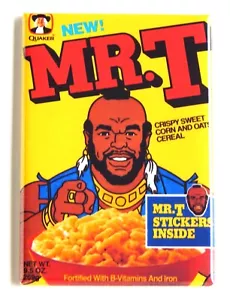 Mr. T Cereal Box FRIDGE MAGNET A-Team - Picture 1 of 3