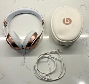 Beats by Dr. Dre Beats Solo2 Wired ONLY On-Ear Headphone B0534 - Rose Gold READ - Picture 1 of 5