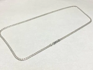 .925 Sterlingsilber konkave abgeschrägte Bordsteinkette * - Bild 1 von 2
