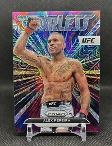 2023 Panini Prizm UFC ALEX PEREIRA Rookie Fearless MOJO PRIZM /25 RC SSP - Bild 1 von 3