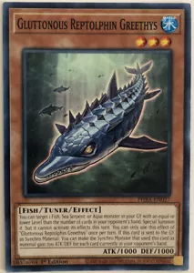 Yugioh - PHRA-EN027 - Glottonous Reptolphin Greethys - Phantom Rage - Común - Imagen 1 de 1