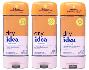 Unscented Gel Antiperspirant Deodorant 3 Ounce (Pack of 3) - Picture 1 of 12