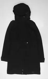 Merrell Women's Black S Rain Coat, Hooded Waterproof - Picture 1 of 12