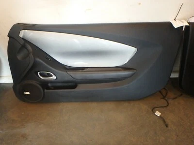 2010-2015 CHEVROLET CAMARO RF RIGHT PASSENGER FRONT DOOR TRIM PANEL BLACK SS Foto 1 de 4