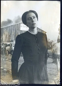 l'actrice Pascale de Boysson sur le tournage du film " un coeur simple " . 1961 - Imagen 1 de 1