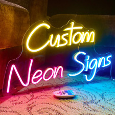 Custom Neon Personalized Neon Sign Name Logo Signs Acrylic Wall Decor LED Light