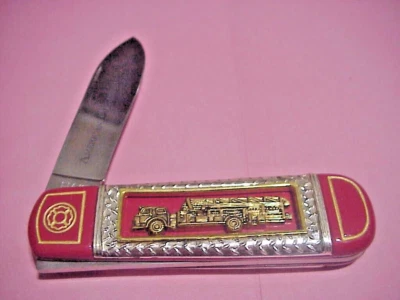 Cuchillo Coleccionista Bomberos Americano LaFRANCE Por Franklin Como Nuevo Foto 1 de 4