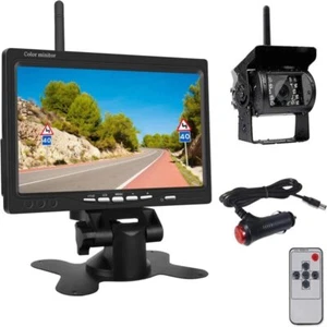 7" Wireless BackUp Monitor Night Vision System for RV Truck Bus Camera Rear View - Picture 1 of 26