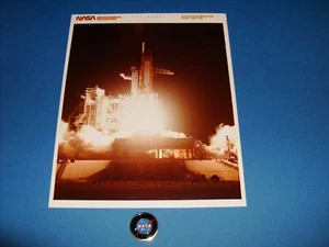 NASA 41-G LAUNCH SHUTTLE CHALLENGER 1984 ORIGINAL SERIAL PHOTO - Picture 1 of 2
