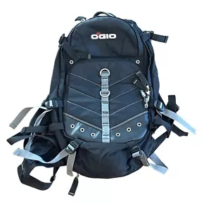 Ogio Black Motorcycle Backpack W/Multiple Compartments & Adjustable Straps For - Picture 1 of 12