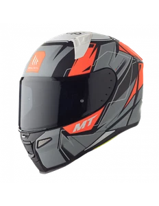 casco moto integrale racing MTHELMETS xavi rosso omologato - Imagen 1 de 3