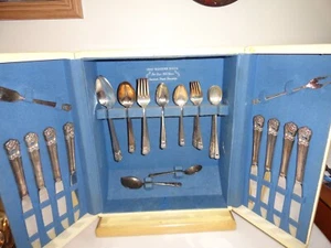 VTG Eternally Yours 1847 Rogers Bros IS Silverplate Set 67 w/8 Serving Pieces - Picture 1 of 15