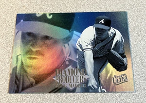 1995 Fleer Ultra Diamond Producers #5 Greg Maddux Braves - Picture 1 of 2