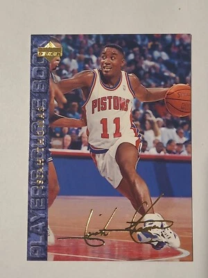 1994-95 Upper Deck USA Isiah Thomas Gold Signature Card #67 Detroit Pistons - Image 1 of 4