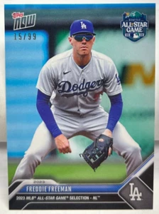 Freddie Freeman 2023 Topps Jetzt MLB All-Star Spiel # Asg-Ff Schwarz #' D 15/99 - Bild 1 von 2