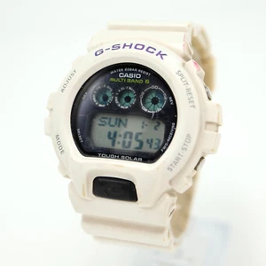 Casio G-Shock Tough Solar Men's Watch Atomic Time White GW-6900A Working - Picture 1 of 15