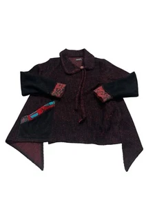 Lee Andersen Women’s XL Sweater Pullover Asymmetrical Lagenlook Artsy Boho - Picture 1 of 10