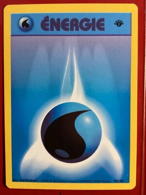 Pokemon  1st Edition Water ENERGIE Energy - German Base Set - 102/102 - Image 1 of 2